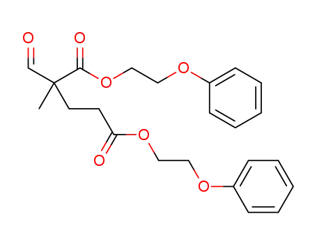 bis(2-phenoxyethyl) 2-formyl-2-methylpentanedioate