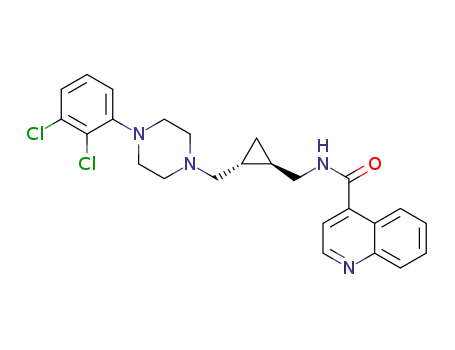 N-(2-((4-(2,3-dichlorophenyl)piperazin-1-yl)methyl)-trans-cyclopropylmethyl)quinoline-4-carboxamide