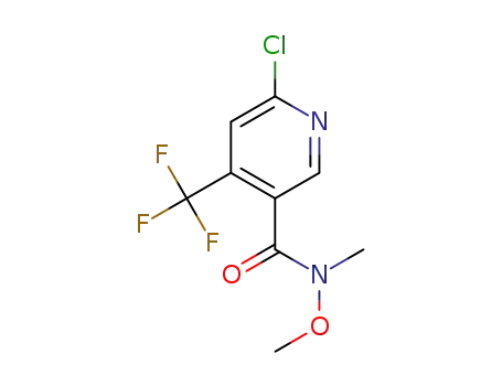 6-chloro-N-methoxy-N-methyl-4-(trifluoromethyl)pyridine-3-carboxamide