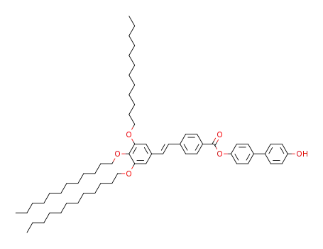 4'-hydroxybiphenyl-4-yl 4-{(E)-2-[3,4,5-tris(dodecyloxy)phenyl]ethenyl} benzoate