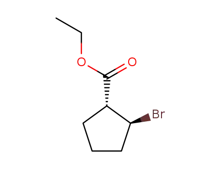 (+/-)-trans-2-bromo-cyclopentane-carboxylic acid-(1)-ethyl ester