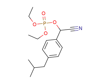 cyano(4-isobutylphenyl)methyl diethylphosphate