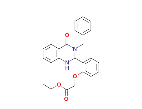 {2-[3-(4-methylbenzyl)-4-oxo-1,2,3,4-tetrahydroquinazolin-2-yl]phenoxy}acetic acid ethyl ester