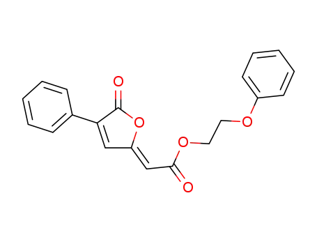 2-phenoxyethyl (Z)-(5-oxo-4-phenyl-5H-furan-2-ylidene)acetate