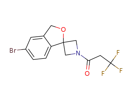 1-(6-bromospiro[1H-isobenzofuran-3,3'-azetidine]-1'-yl)-3,3,3-trifluoropropan-1-one