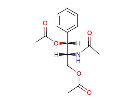 Acetamide,
N-[(1R,2R)-2-(acetyloxy)-1-[(acetyloxy)methyl]-2-phenylethyl]-