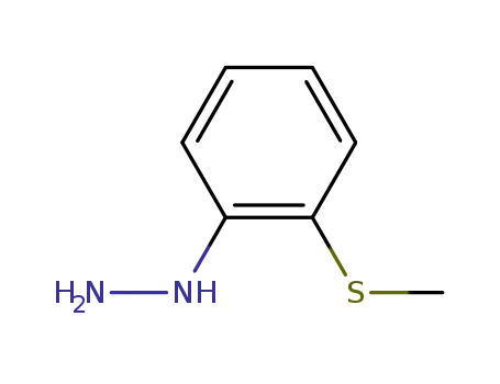 Molecular Structure of 88965-67-7 (Hydrazine, [2-(methylthio)phenyl]-)
