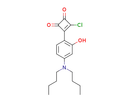 3-chloro-4-(4-(dibutylamino)-2-hydroxyphenyl)cyclobut-3-ene-1,2-dione