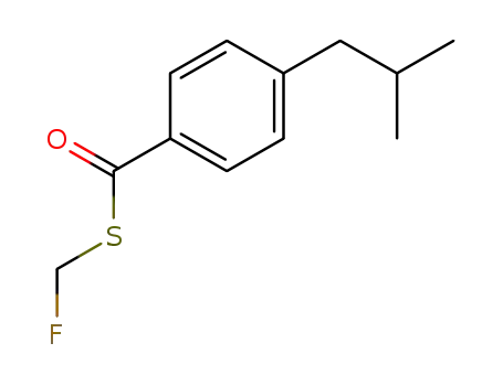 S-(fluoromethyl)-4-isobutylbenzothioate