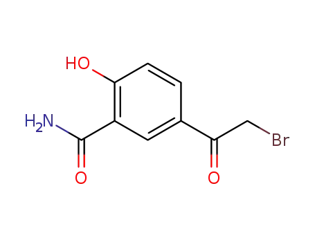 Molecular Structure of 73866-23-6 (5-Bromoacetyl salicylamide)