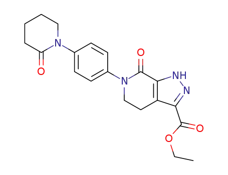 ethyl 7-oxo-6-[4-(2-oxopiperidin-1-yl)phenyl]-4,5,6,7-tetrahydro-1H-pyrazole[3,4-c]pyridine-3-carboxylate