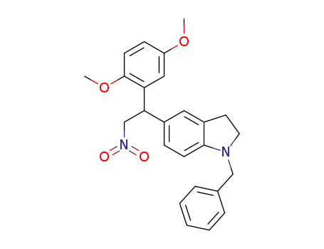 (±)-1-benzyl-5-(1-(2,5-dimethoxyphenyl)-2-nitroethyl)indoline