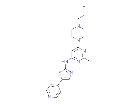 {6-[4-(2-fluoro-ethyl)piperazin-1-yl]-2-methyl-pyrimidin-4-yl}-(5-pyridin-4-yl-thiazol-2-yl)amine