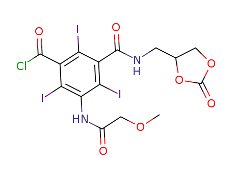 5-methoxyacetamido-2,4,6-triiodoisophthalic acid [(2-oxo-1,3-dioxolan-4-yl)methyl]amide chloride