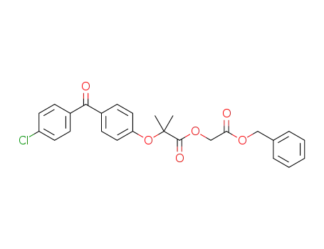 2-(benzyloxy)-2-oxoethyl 2-(4-(4-chlorobenzoyl)phenoxy)-2-methylpropanoate