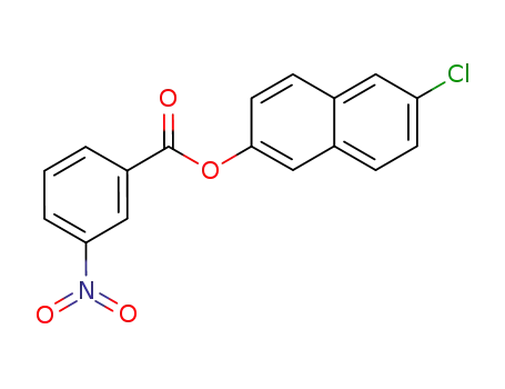 3-nitro-benzoic acid-(6-chloro-[2]naphthyl ester)