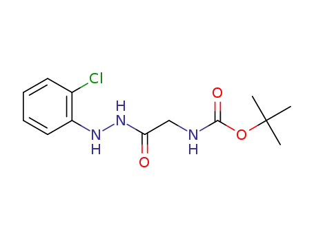 tert-butyl (2-(2-(2-chlorophenyl)hydrazineyl)-2-oxoethyl)carbamate