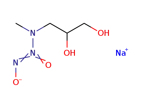 sodium 1-(N-methyl-N-2,3-dihydroxypropyl)diazen-1-ium-1,2-diolate