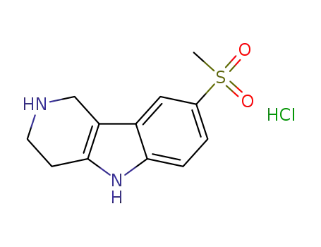 8-methylsulfonyl-2,3,4,5-tetrahydro-1H-pyrido[4,3-b]indole hydrochloride