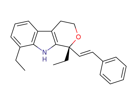 (R, E)-1,8-diethyl-1-styryl-1,3,4,9-tetrahydropyrano[3,4-b]indole