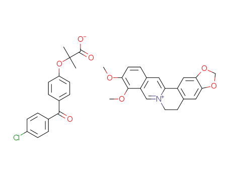 berberine salt of fenofibric acid