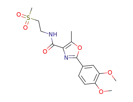 2-(3,4-dimethoxyphenyl)-5-methyl-N-(2-(methylsulfonyl)ethyl)oxazole-4-carboxamide