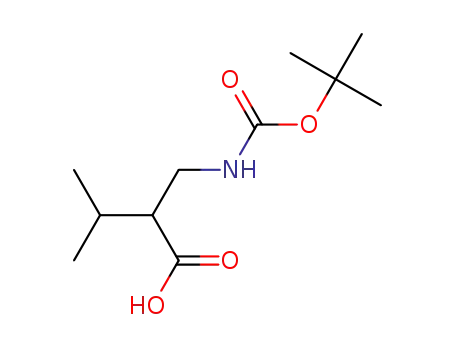 2-[[[(1,1-dimethylethoxy)carbonyl]amino]methyl]-3-methylbutanoic acid