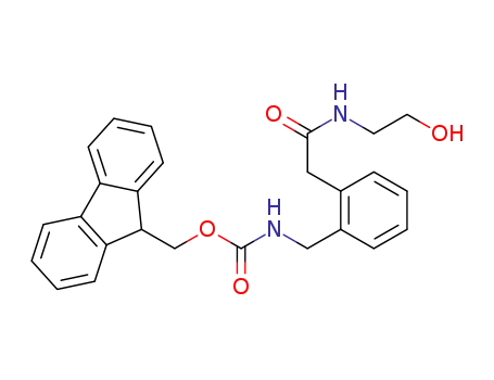 (9H-fluoren-9-yl)methyl (2-(2-((2-hydroxyethyl)amino)-2-oxoethyl)benzyl)carbamate