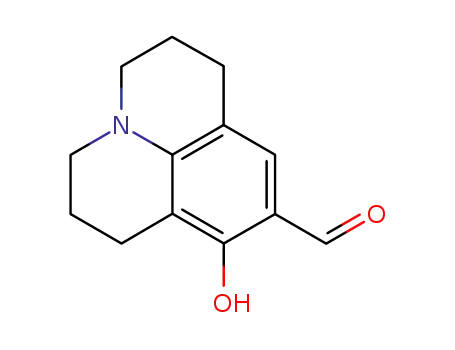 2,3,6,7-Tetrahydro-8-hydroxy-1H,5H-benzo(ij)quinolizine-9-carboxaldehyde