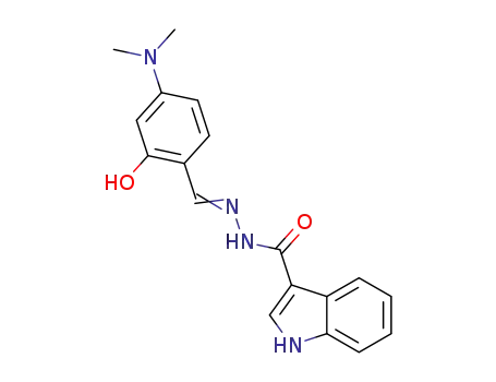 N'-{[4-(dimethylamino)-2-hydroxyphenyl]methylidene}-1H-indole-3-carbohydrazide