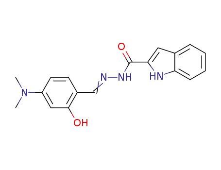 N'-{[4-(dimethylamino)-2-hydroxyphenyl]methylidene}-1H-indole-2-carbohydrazide