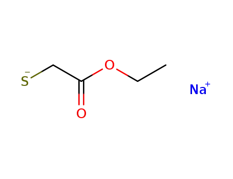 Acetic acid, mercapto-, ethyl ester, sodium salt