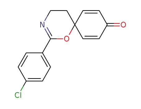 2-(4-chlorophenyl)-1-oxa-3-azaspiro[5.5]undeca-2,7,10-trien-9-one