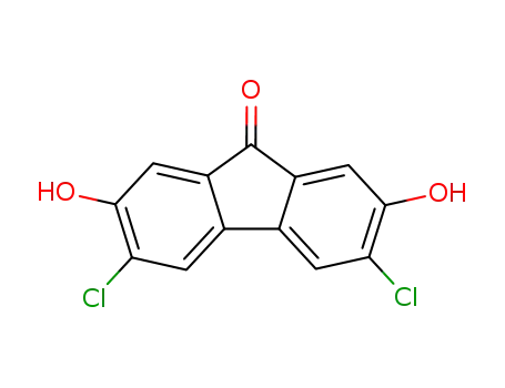 9H-Fluoren-9-one, 3,6-dichloro-2,7-dihydroxy-