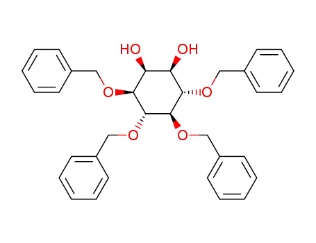 Molecular Structure of 26276-99-3 (1,4,5,6-Tetra-O-benzyl-myo-inositol)