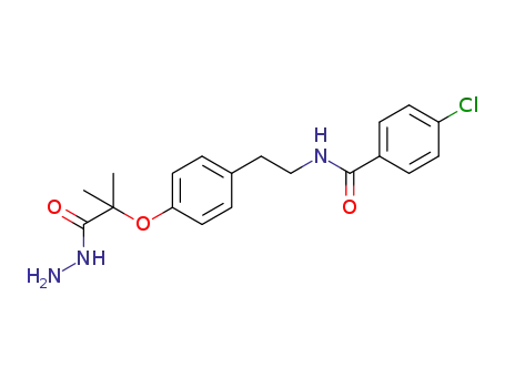 4-chloro-N-(4-((1-hydrazinyl-2-methyl-1-oxopropanyl)oxy)phenethyl)benzamide