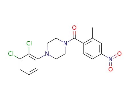 (4-(2,3-dichlorophenyl)piperazin-1-yl)(2-methyl-4-nitrophenyl)methanone