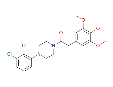 1-(4-(2,3-dichlorophenyl)piperazin-1-yl)-2-(3,4,5-trimethoxyphenyl)ethenone