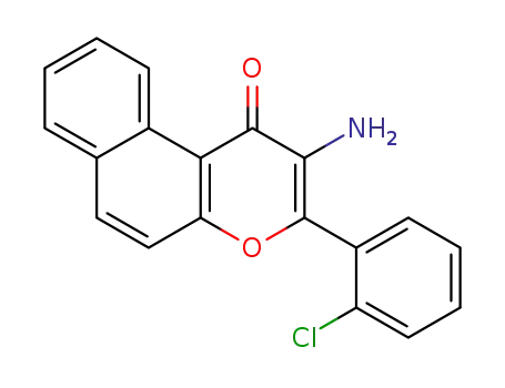 2-amino-3-(2-chlorophenyl)-1H-benzo[f]chromen-1-one