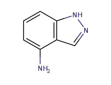 Molecular Structure of 41748-71-4 (1H-INDAZOL-4-AMINE)