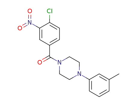 (4-chloro-3-nitrophenyl)(4-(m-tolyl)piperazin-1-yl)-methanone