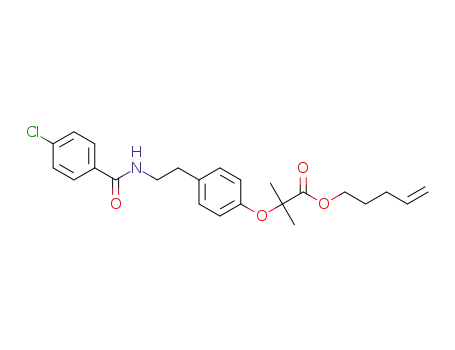 pent-4-en-1-yl 2-(4-(2-(4-chlorobenzamido)ethyl)phenoxy)-2-methylpropanoate