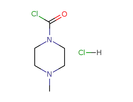Molecular Structure of 55112-42-0 (4-Methyl-1-piperazinecarbonyl chloride hydrochloride)