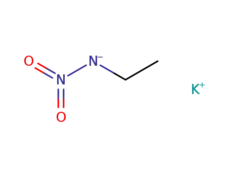 Molecular Structure of 67105-18-4 (Ethanamine, N-nitro-, potassium salt)