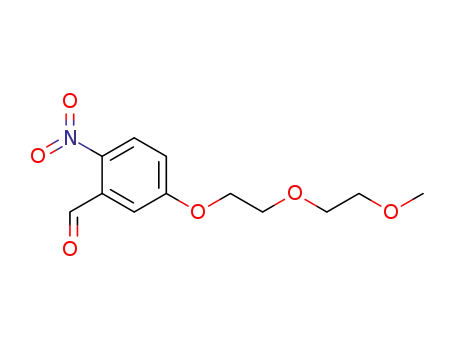 5-(2-(2-methoxyethoxy)ethoxy)-2-nitrobenzaldehyde
