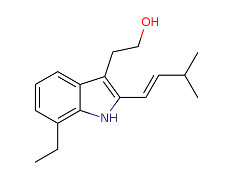 (E)‐2‐(7‐ethyl‐2‐(3‐methyl‐1‐butenyl)‐3‐indolyl)ethan‐1‐ol