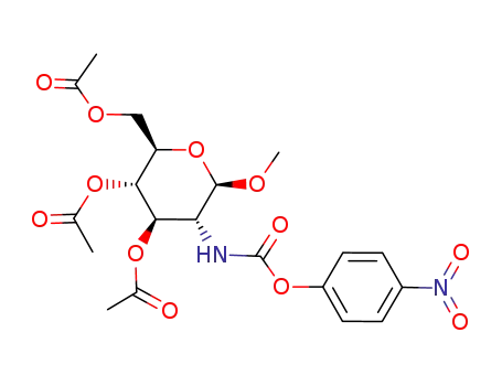 methyl 3,4,6-tri-O-acetyl-2-deoxy-2-(4-nitrophenoxycarbonylamino)-β-D-glucopyranoside