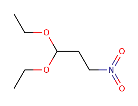 Molecular Structure of 107833-73-8 (3-Nitropropanaldiethylacetal)