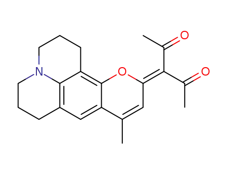 3-(8-Methyl-2,3,5,6-tetrahydro-1H,4H-11-oxa-3a-aza-benzo[de]anthracen-10-ylidene)-pentane-2,4-dione