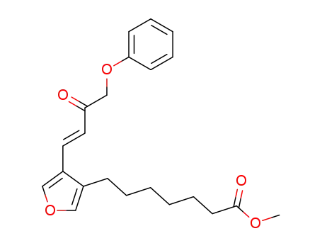 7-[4-((E)-3-Oxo-4-phenoxy-but-1-enyl)-furan-3-yl]-heptanoic acid methyl ester